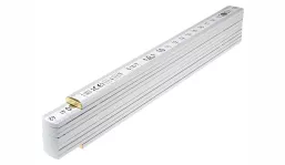 Wood folding ruler Luxury - white