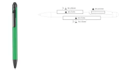 Kugelschreiber Combi Metall - grün