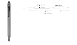 Kugelschreiber Combi Metall - schwarz