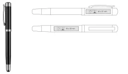 Kugelschreiber Fortuna Rollerball - schwarz