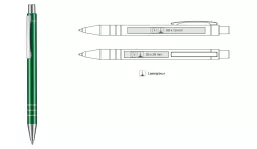 Kugelschreiber Glance - grün