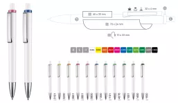 Kugelschreiber Exos Volltongehäuse