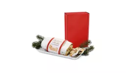 Gift box/Present set: Christmas Stollen in red gift box