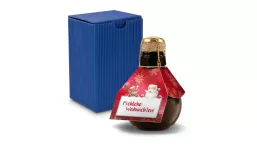 Small sparkling wine Fröhliche Weihnachten - gift box blue, 125 ml