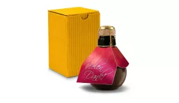 Small sparkling wine Vielen Dank - gift box yellow, 125 ml