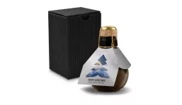 Origineller Sekt Merry Christmas - Karton Schwarz, 125 ml