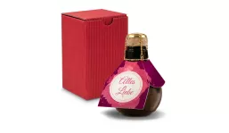 Origineller Sekt Alles Liebe - Karton Rot, 125 ml
