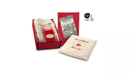 Geschenkset / Präsenteset: Kirschkernkissen