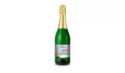 Sekt Cuvée - Flasche grün - Kapselfarbe Gold, 0,75 l
