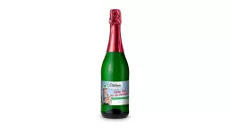 Sekt Cuvée - Flasche grün - Kapselfarbe Rot, 0,75 l