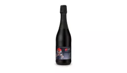 Sekt Cuvée - Flasche schwarz - Kapselfarbe Schwarz, 0,75 l