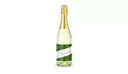 Sekt Cuvée - Flasche klar - Kapselfarbe Gold, 0,75 l