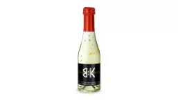 Piccolo Golden Flakes - Flasche klar - Kapsel rot, 0,2 l