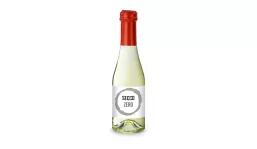 Secco ZERO, alkoholfrei - Flasche klar - Kapsel rot, 0,2 l