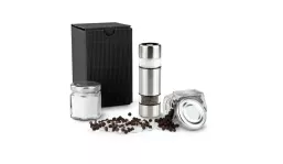 Gift box/Present set: Salt & Pepper in mini Black