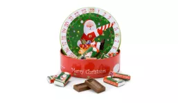 Gift/present item: Round chocolate advent calendar