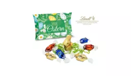 Lindt Ostertasche, individuelle Kissenverpackung