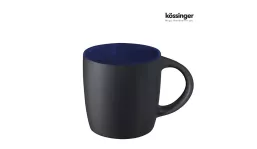 Tasse Ennia Black Inside 250 ml außen matt schwarz-dunkelblau