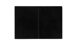 Ausweistasche 2-fach Velours schwarz