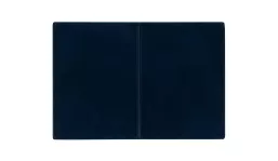 Ausweistasche 2-fach Velours blau