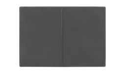 Ausweistasche 2-fach Velours grau