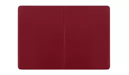 ID card pocket 4-fold plain foil bordeaux