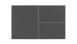 Ausweistasche Euro Velours grau 