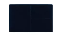 Ausweistasche Euro Velours blau mit Einschub