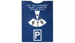 Parking disc duo blue
