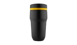 Thermo Mug CremaExtensaCeramica+ black/yellow