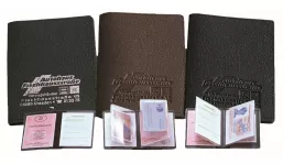 Badge Pouch Soft 4 compartments black