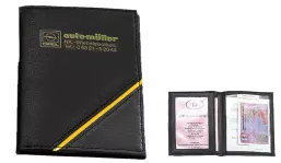 ID card pocket CD black/yellow