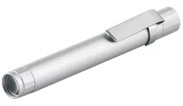 LED Megabeam Lampe TechPen silber (Warm White Light)