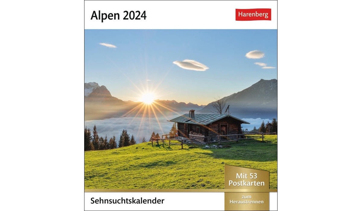 Alpen Sehnsuchtskalender 2025