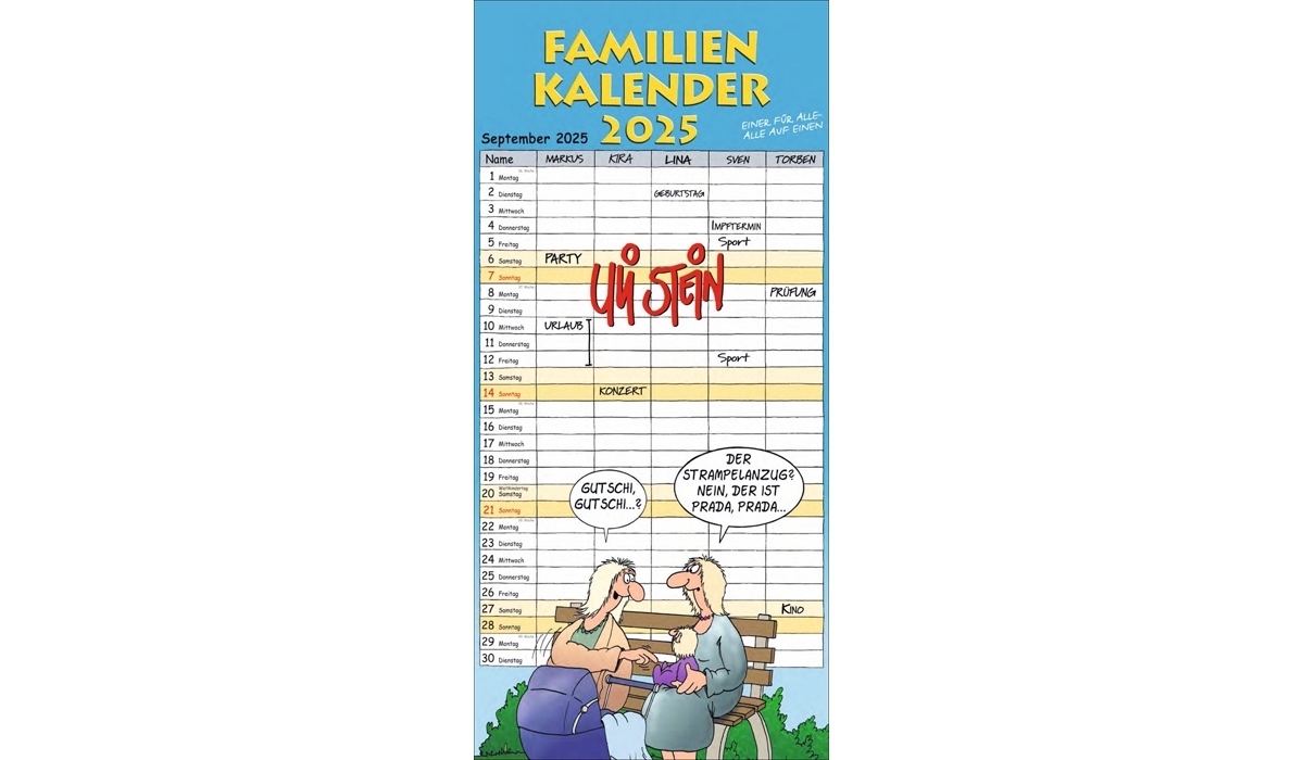 Uli Stein Family Planner 2025