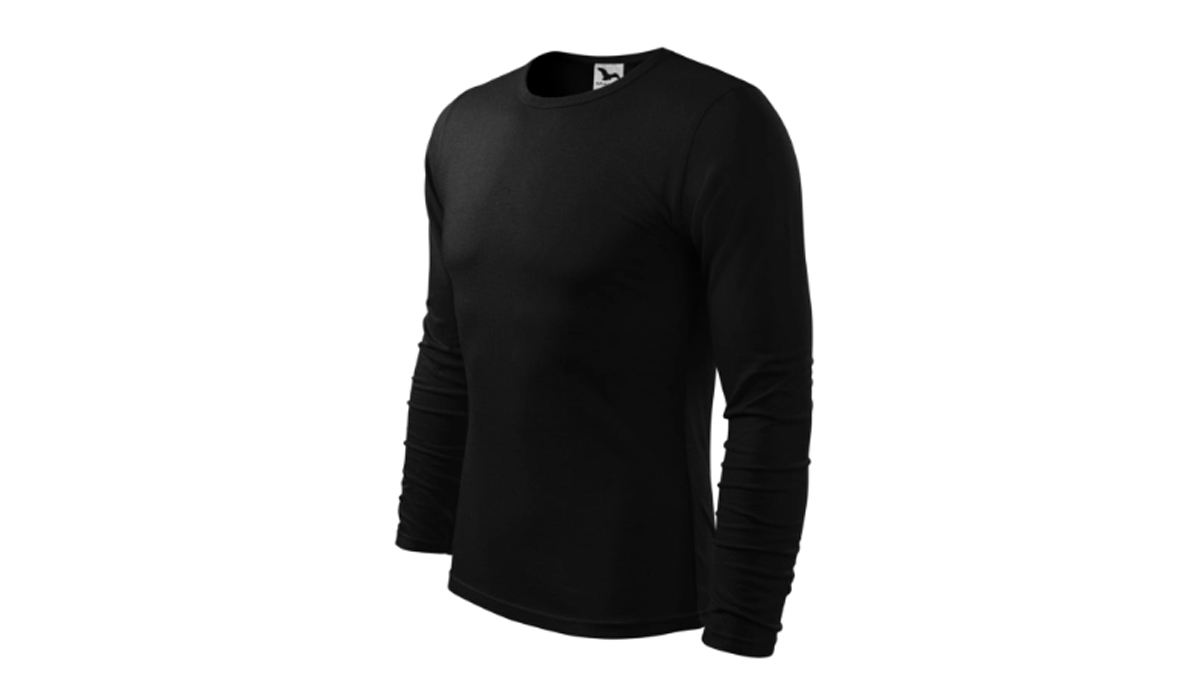 FIT-T LS 119 T-Shirt Herren - schwarz