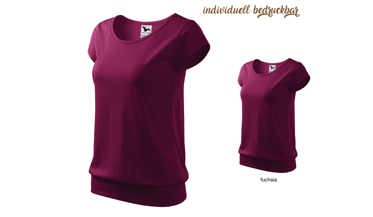 CITY 120 Damen T-Shirt - fuchsia