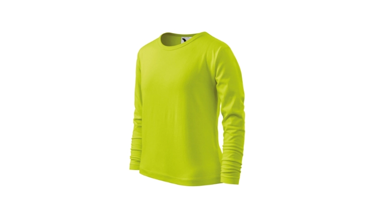 FIT-T LS 121 childrens t-shirt - lemon green