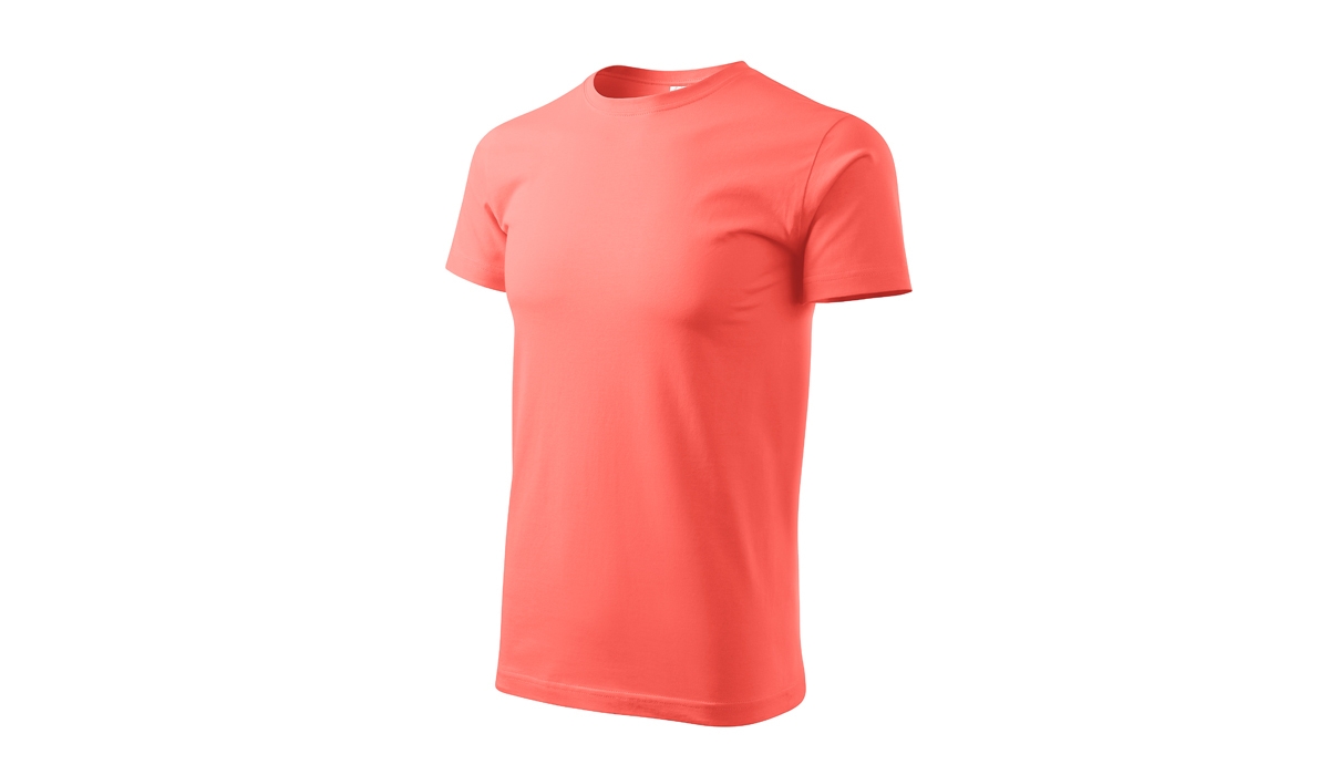 BASIC 129 Herren T-Shirt - koralle