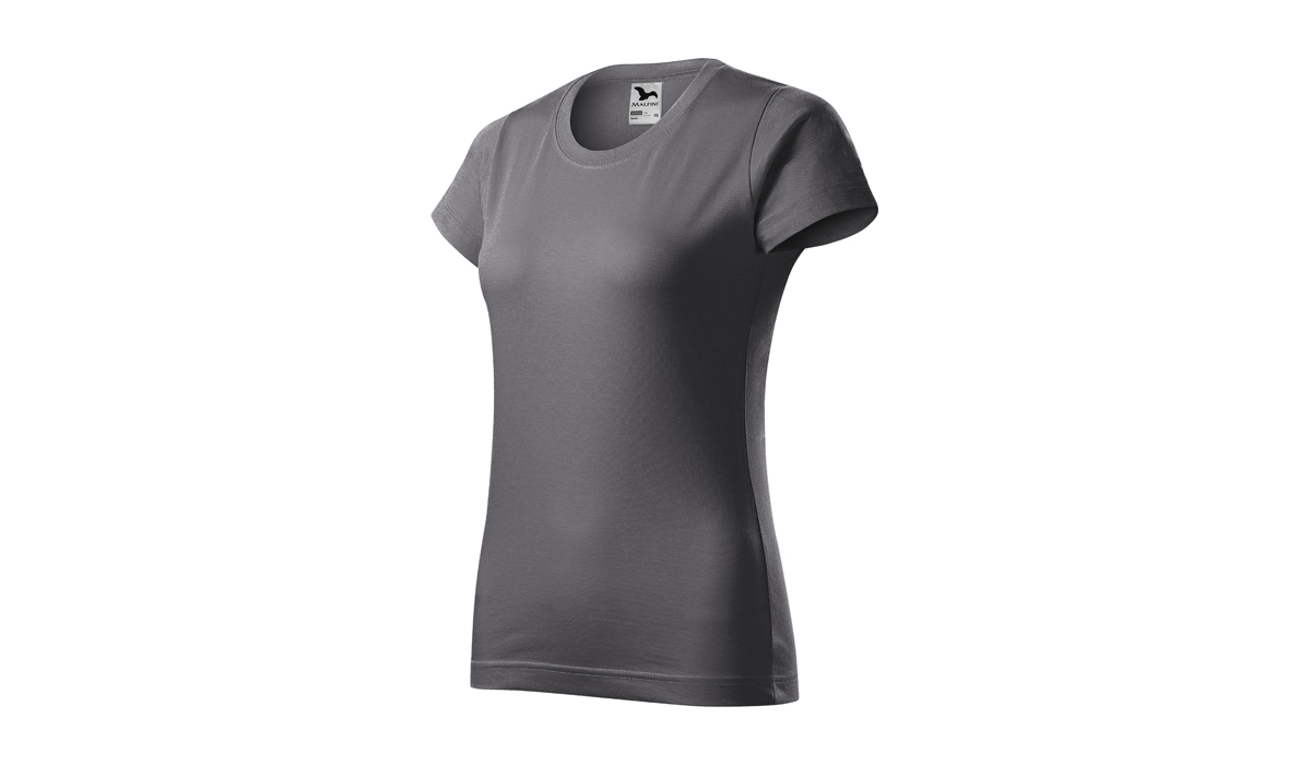 BASIC 134 Damen T-Shirt - stahlgrau