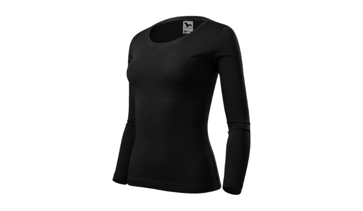 FIT-T LS 169 T-Shirt Damen - schwarz