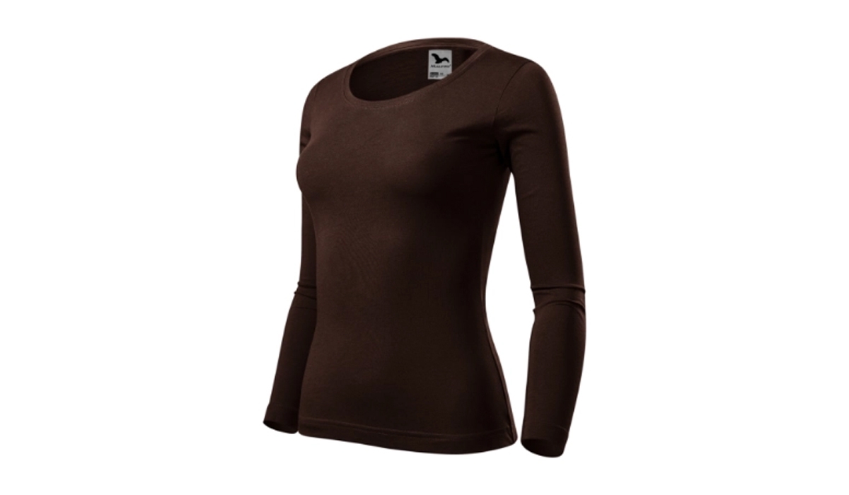 FIT-T LS 169 T-Shirt Damen - kaffee