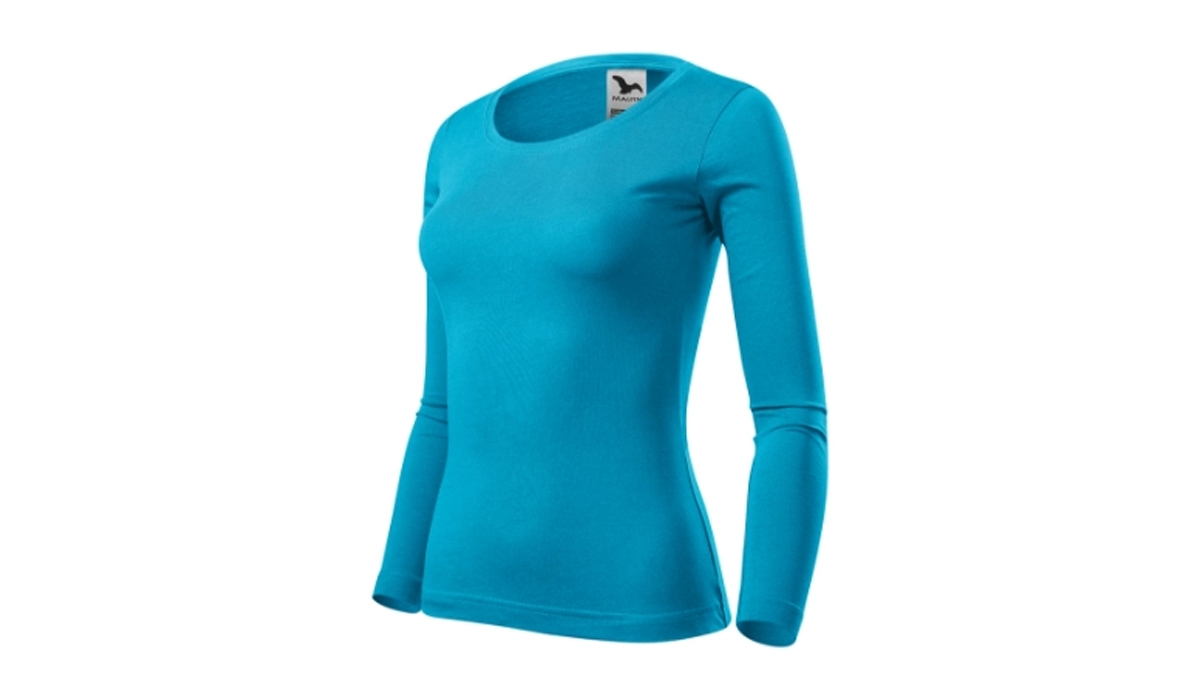 FIT-T LS 169 T-Shirt Damen - türkiesblau