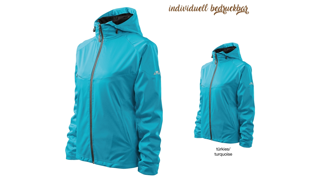 COOL 514 Damen Softshelljacke - türkies