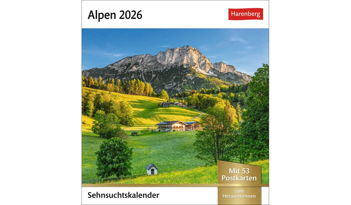 Werbekalender: Alpen Sehnsuchtskalender 2026