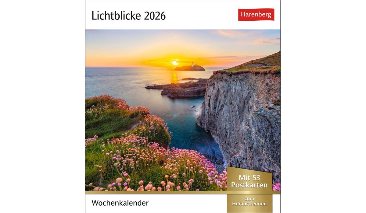 Werbekalender: Lichtblicke Postkartenkalender 2026
