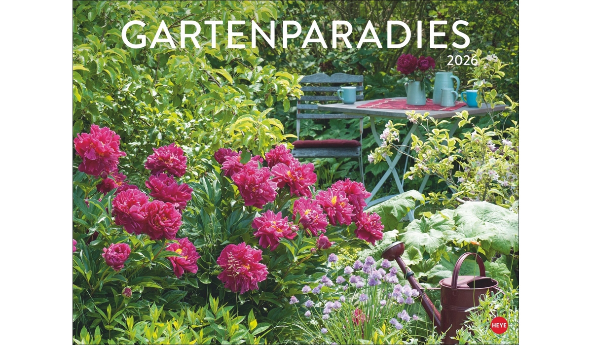 Werbekalender: Gartenparadies Posterkalender 2026