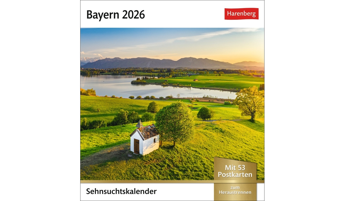 Werbekalender: Bayern Sehnsuchtskalender 2026