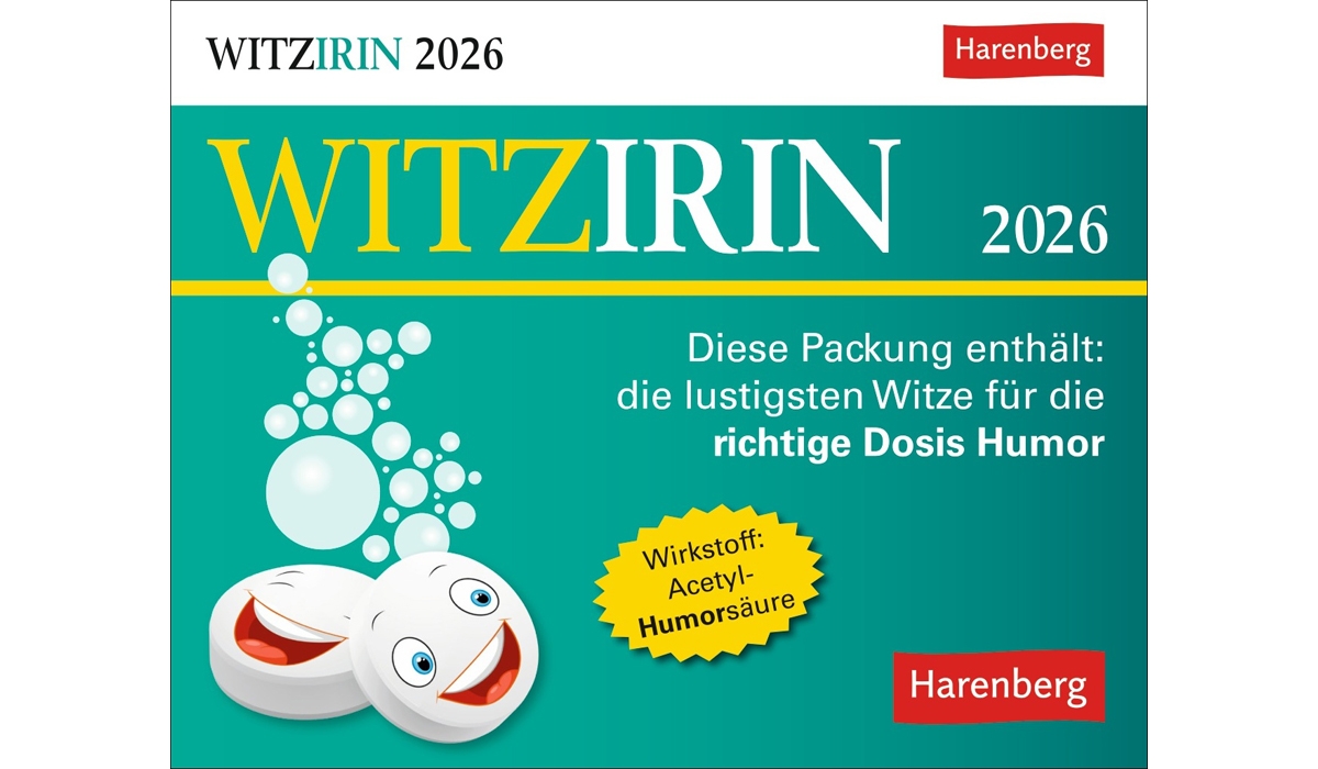 Werbekalender: Witzirin Tagesabreißkalender 2026