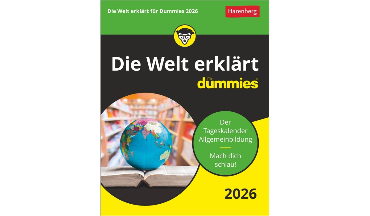 Werbekalender: Die Welt erklärt für Dummies Tagesabreißkalender 2026